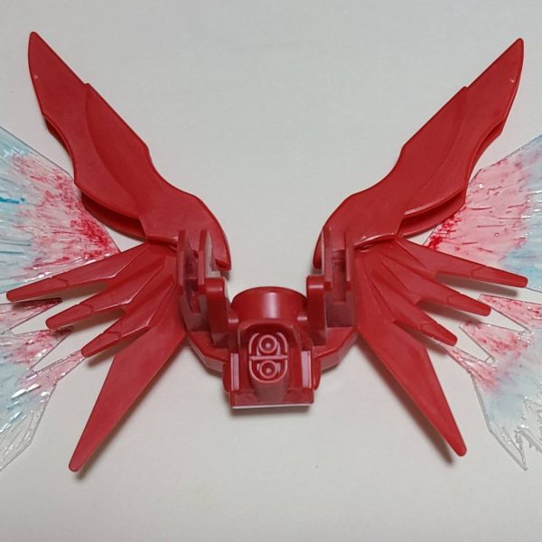 仮組してみた光の翼はプラ板で（6枚目）