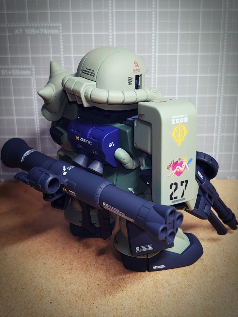 最近やったリバイブ同様、シールド可愛くしてます。