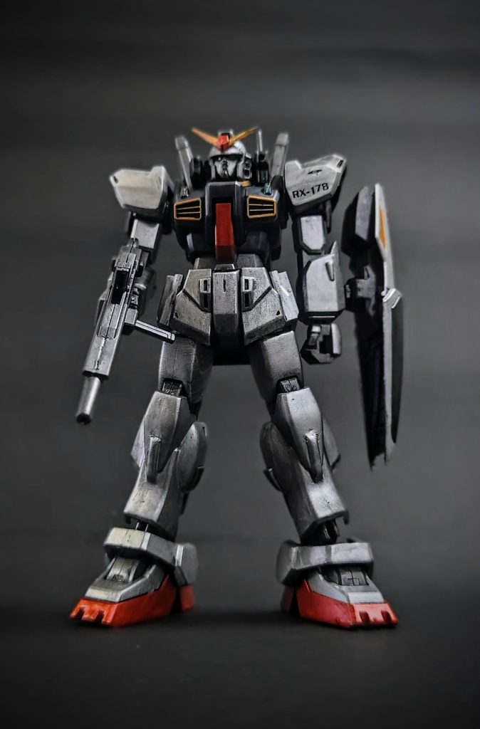 ガンダムMkⅡ単体の前面カット。