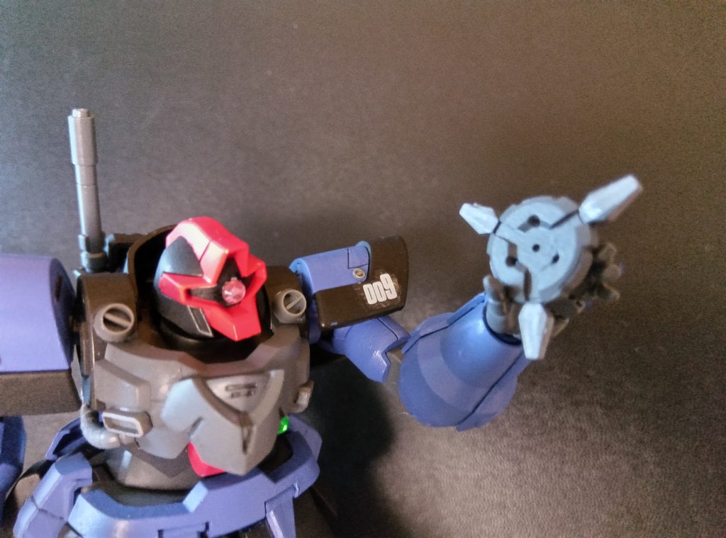 試作型トライブレード(なにかのパーツに着色しただけ・・・)。