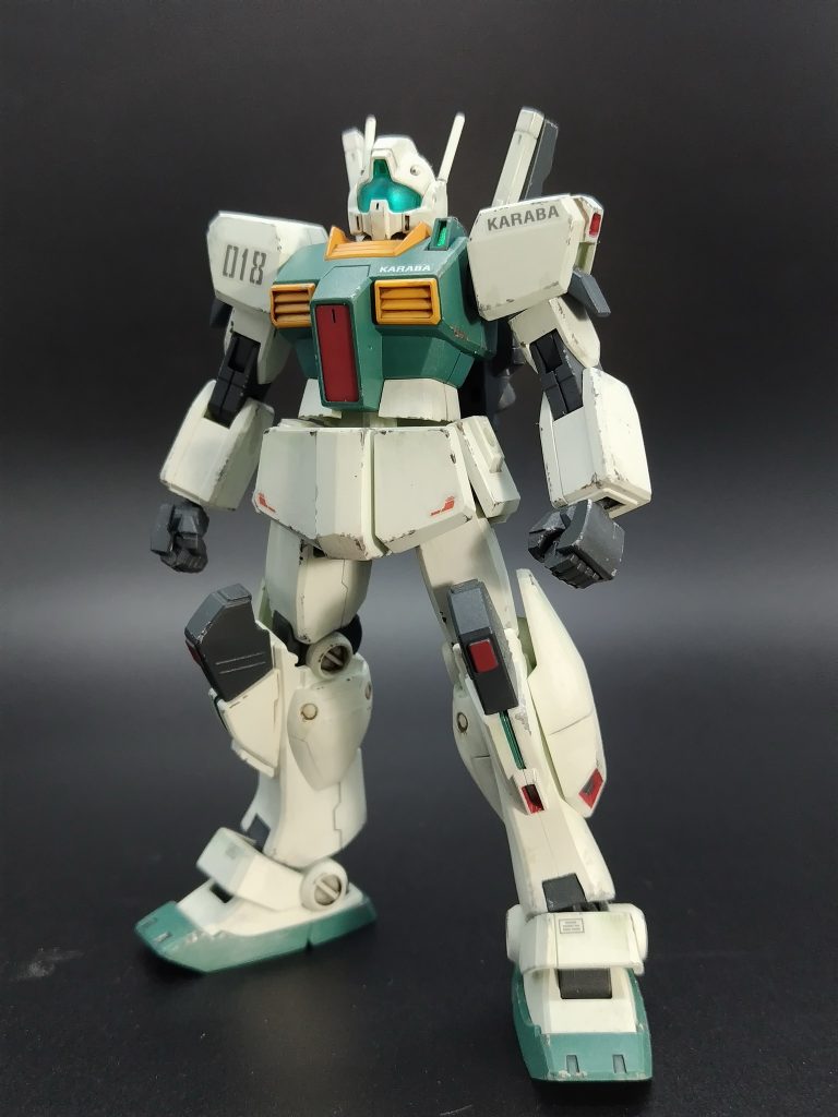 ZZ？のジムⅢ。ZZは映像作品をほとんど観てないのでユニコーンまでガンプラでしか知りませんでした。 