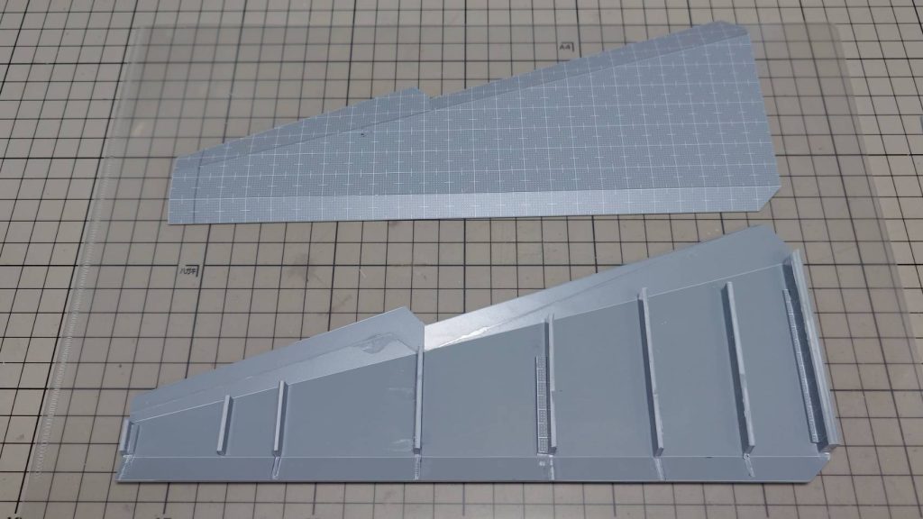 副翼の翼の骨組み