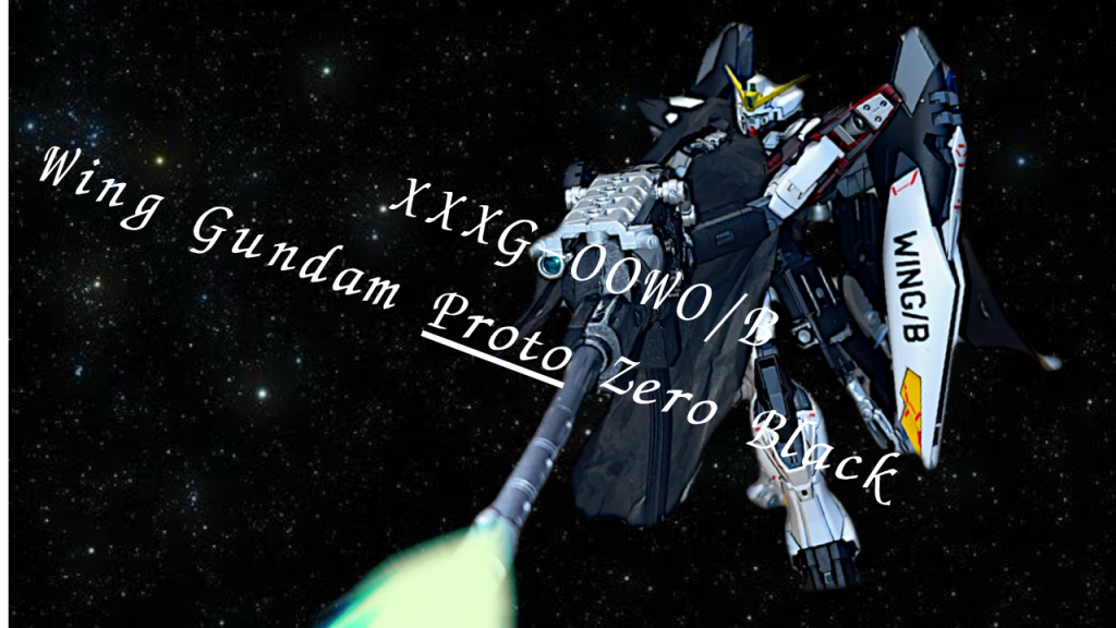 Wing Gundam Proto Zero Black