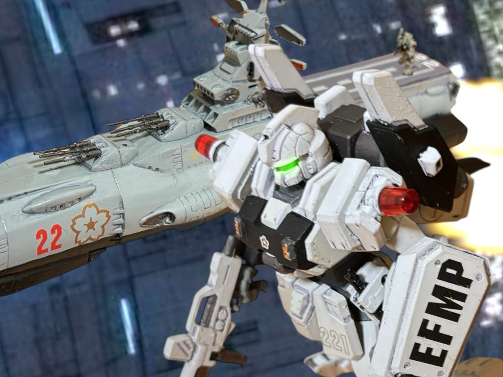 　MS密輸戦を、地球連邦正規軍に引き渡すと、いつもの帰投コースに入る。母艦の、MS空母