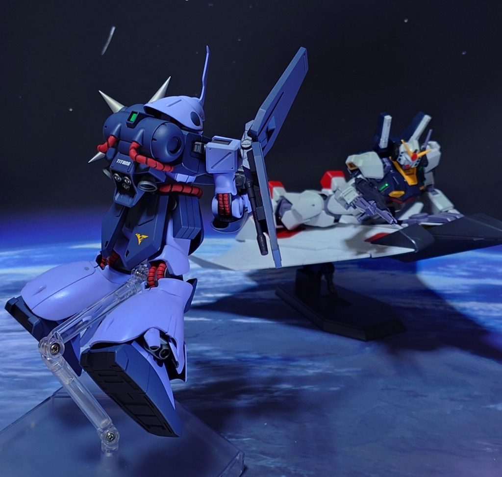 “今度こそ…今度こそ!”大気圏に燃える執着心。