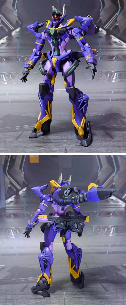 フェイスオープンして前後ろ。