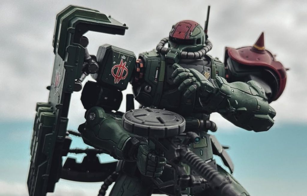 チャブス機。カラーリングがカッコよくて好きな機体です。