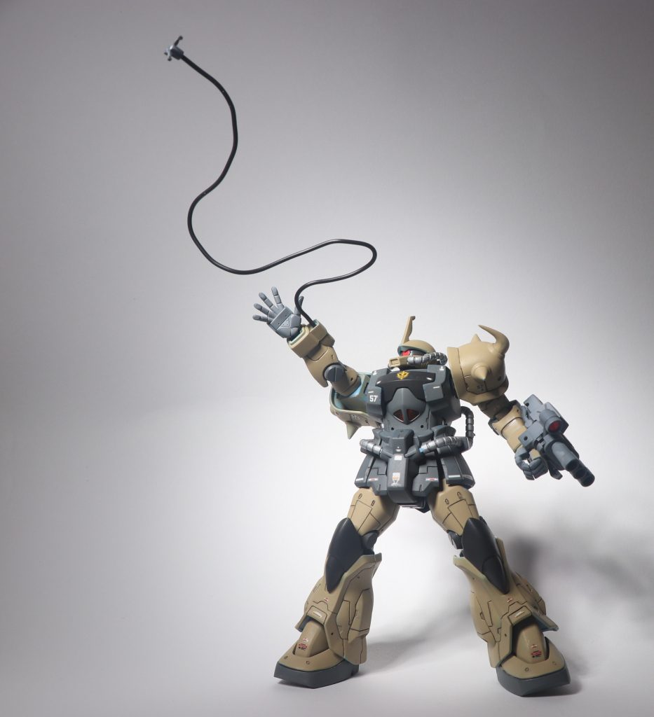 グフカスタム（北アフリカ戦線仕様_ケル・タマシェク専用機）–5枚目/制作者：Geoff（ジェフ）