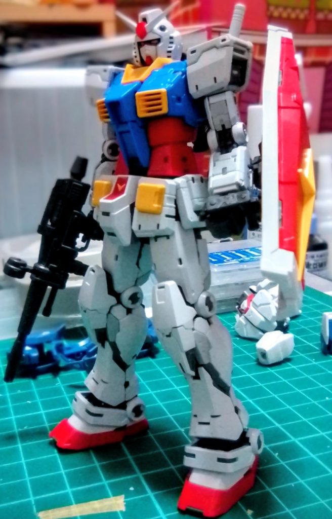 素組みでこのカッコよさ墨入れもデカールも貼っていないのに