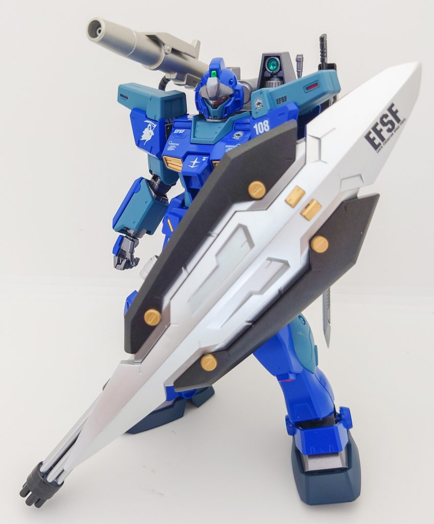 そして、専用のバックパックを取り付けた完全体のジム・カスタム２。