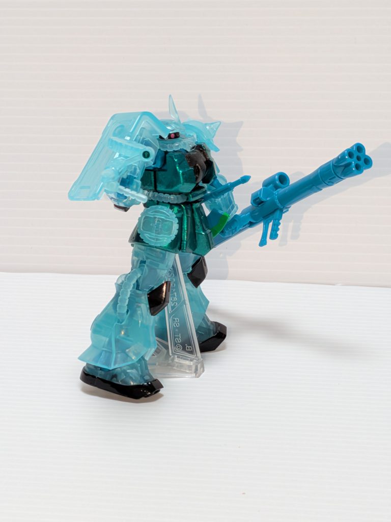 ザクII(ミクコラボクリアカラーバージョン)–3枚目/制作者：タナダ