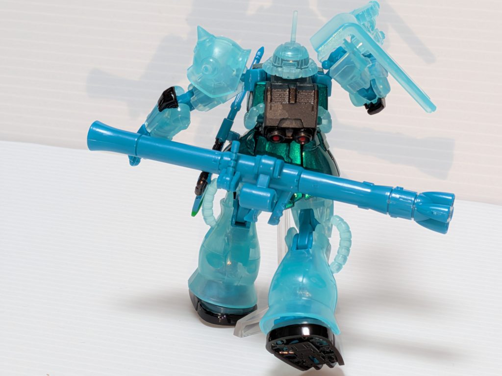 ザクII(ミクコラボクリアカラーバージョン)–6枚目/制作者：タナダ