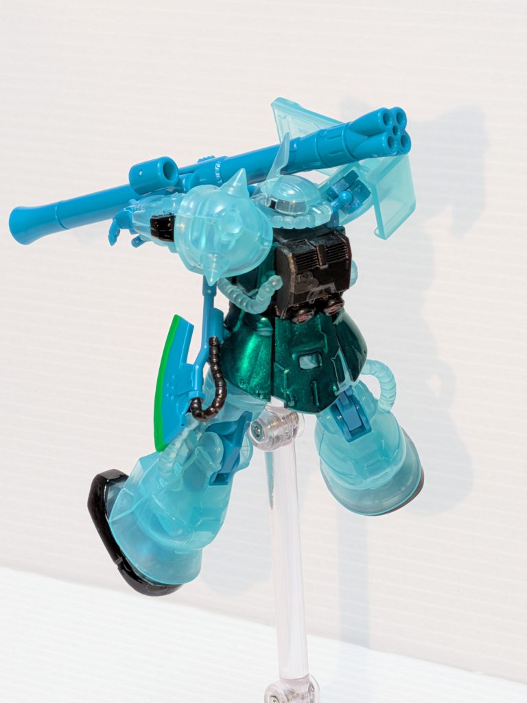 ザクII(ミクコラボクリアカラーバージョン)–9枚目/制作者：タナダ