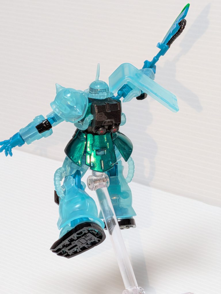 ザクII(ミクコラボクリアカラーバージョン)–3枚目/制作者：タナダ