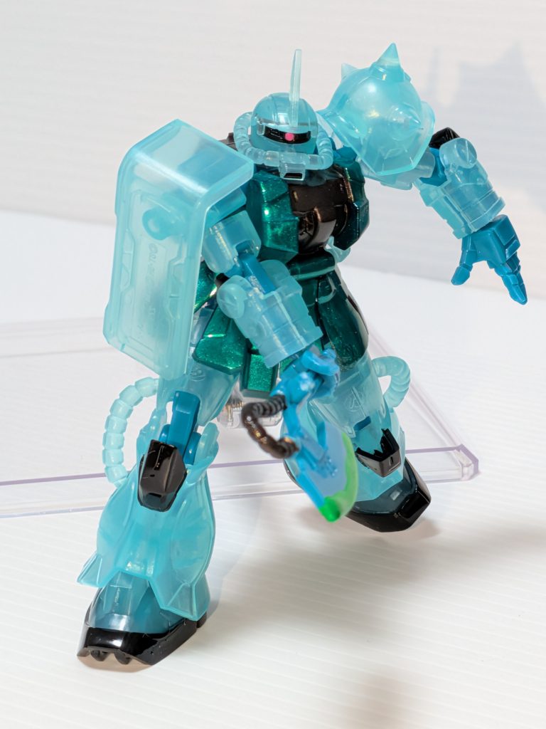 ザクII(ミクコラボクリアカラーバージョン)–4枚目/制作者：タナダ