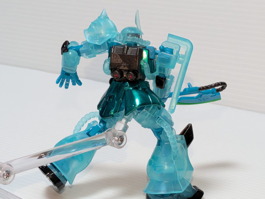 ザクII(ミクコラボクリアカラーバージョン)–5枚目/制作者：タナダ