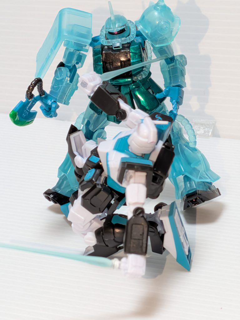 ザクII(ミクコラボクリアカラーバージョン)–6枚目/制作者：タナダ