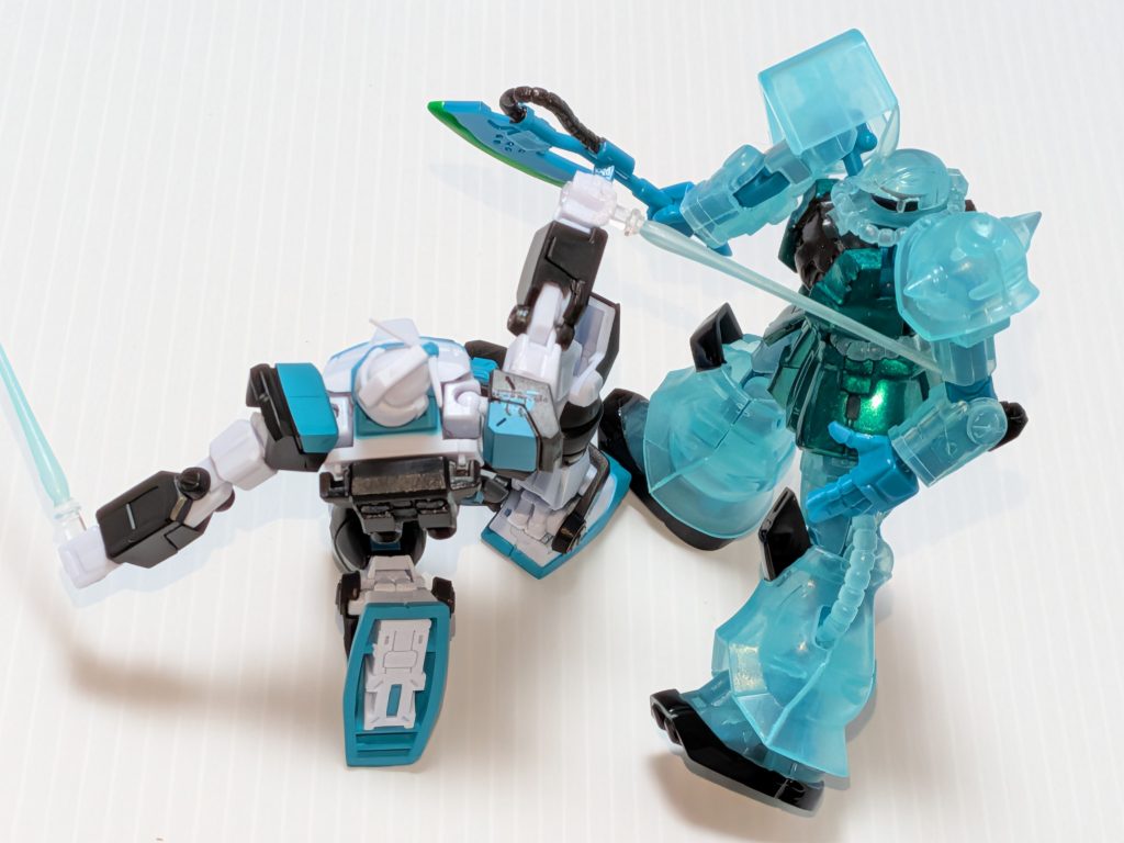 ザクII(ミクコラボクリアカラーバージョン)–7枚目/制作者：タナダ