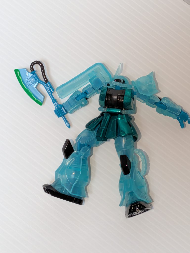 ザクII(ミクコラボクリアカラーバージョン)–8枚目/制作者：タナダ