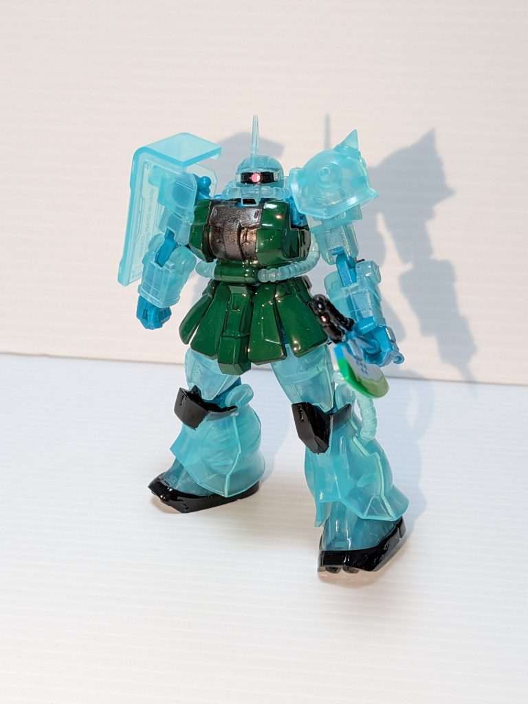 こっちは通常グリーンで。右ショルダー塗るのもありだったかも？