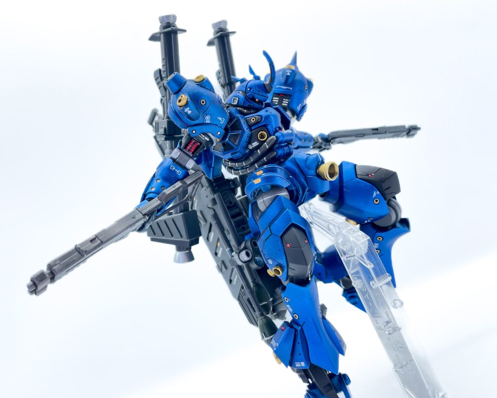 ポージングなど数枚武装は元のケンプからあまり変えずに仕上げました