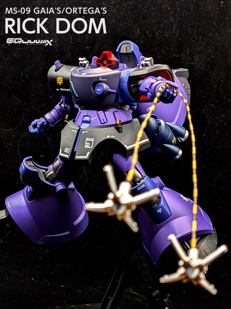 リックドム ガイア機/オルテガ機 （GQ）黒い二連星Ver–7枚目/制作者：しうまい