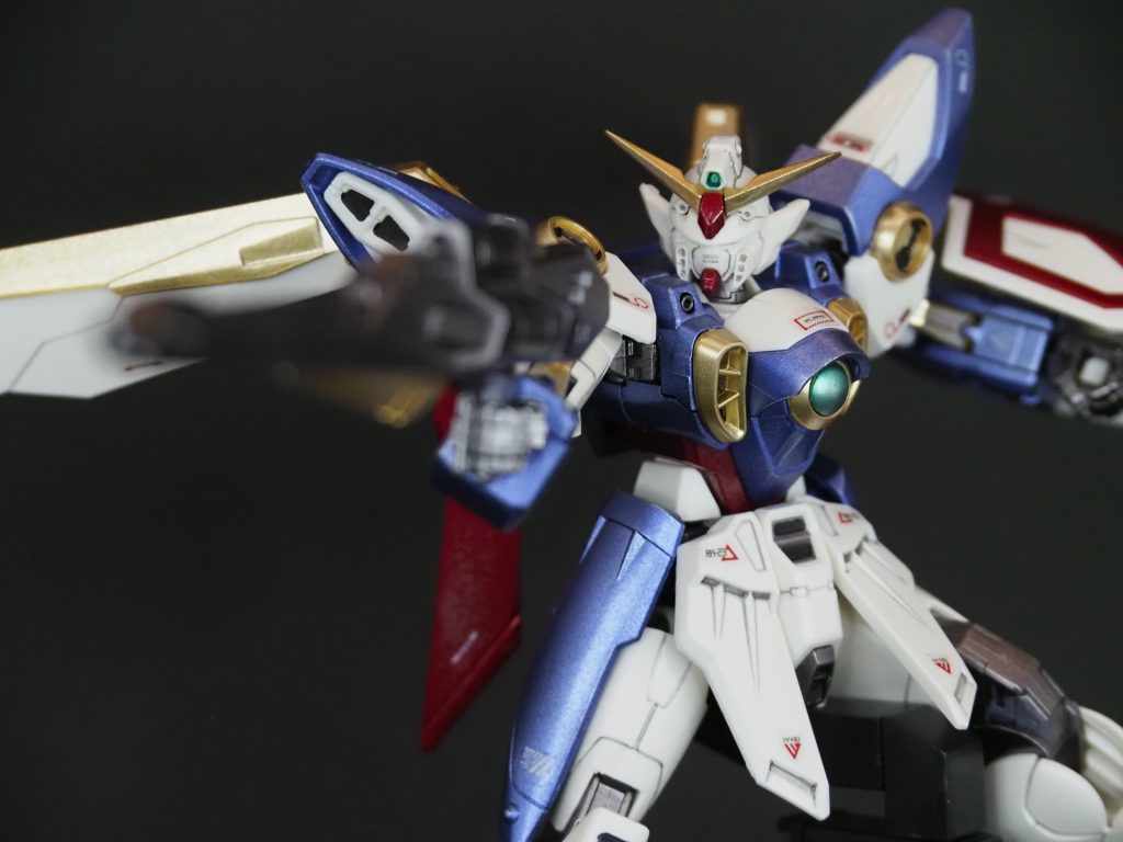 EG ウイングガンダム　メタリック塗装