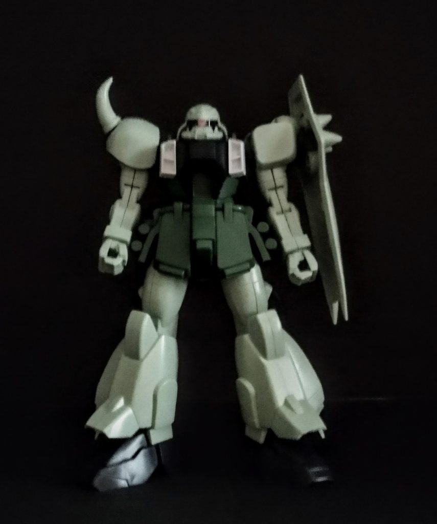 製作工程①素組の状態。