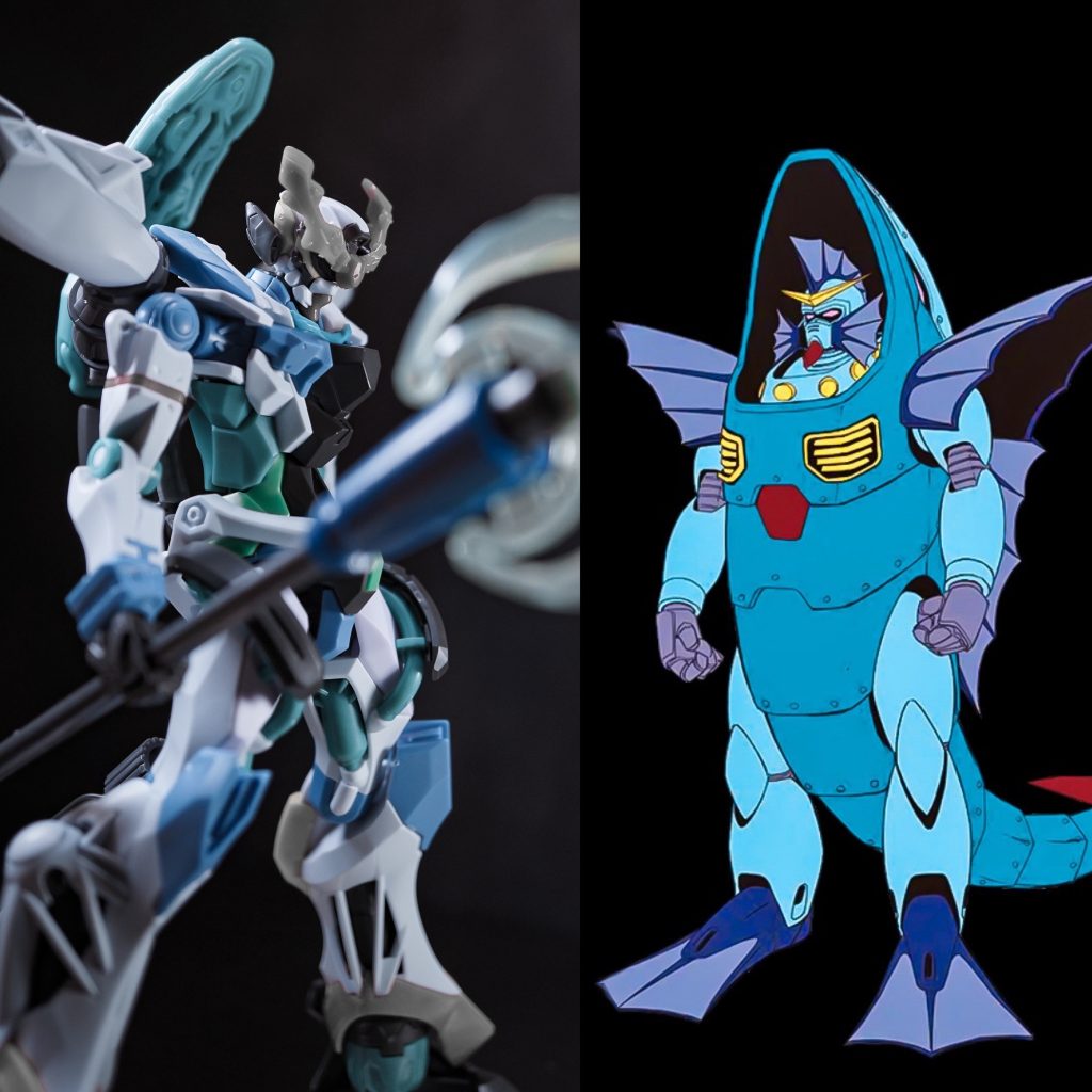 作品名：半魚G<p>Gガンダムに登場するマーメイドガンダム制作開始。 えーと、キット化されてないマーメイドガンダムを作りたくてどのMSのキットをベースにミキシングしようかな…ではなくて、 ジークアクスとジフレドのHGキットを買っ […]</p>
