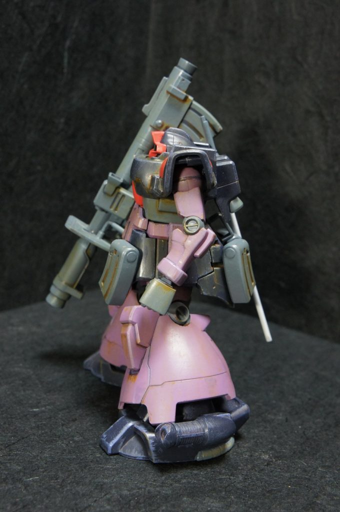 粗いなあ。ドライブラシがウェットじゃないか。