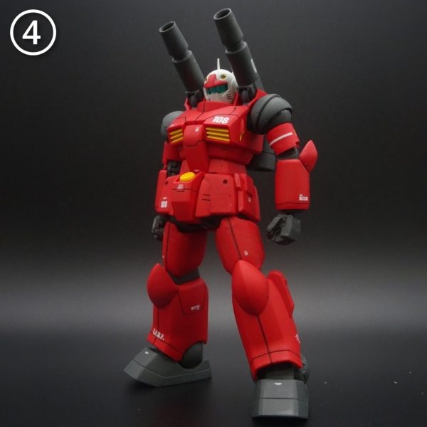 先日、フォローさせて頂いているミズカともかささんよりバトンを託されました。どうやらGUNSTA内で交流のあるモデラーさん達が、自分の塗装レシピや改造法、使っている道具などを他の方にも公開する…みたいな意図のバトンリレーのよう。自分はここ数年、完成作品を投稿していないほぼほぼ『見る専』なのでバトンが回ってくる事は無いだろうと完全に油断していました(笑)。しかしバトンを受け取った以上、何かしら投稿しなくては…しかし私には皆さんに披露できるようなテクニックや塗装法、おすすめの道具など特になく…ものすごくネタに困ってしまいました😅そこでしばらく悩んだ末、私が最近好きでよくやっている工作『プロポーション改修』についてちょこっと書いてみます😊…と言っても初級モデラーの私の解説では、プロポーション改修をやった事ある上・中級モデラーの方々には退屈な内容かも知れませんが😅そして私のプロポーション改修作品の中で完成までこぎ着けたのはガンキャノン1体だけという…💦いや、これ私が語って良いテーマなのかもはや疑問ですがここまで書いたので仕方ない…続けます😁前置きが長くなりましたが、まずプロポーション改修をするとどんな効果があるのかというと『キットを自分好みのプロポーションにできる』当たり前ですが、これが1番なのではないかと😊ただ元のキットのプロポーションに不満がなければ弄る必要は全くありません😁しかし、ほんの数ミリ単位の延長や短縮でパッと見の雰囲気が格段に変わるのです!例として私のいくつかある制作中(放置中😅)のものを晒します🙇画像① HG陸戦型ガンダム以前、制作中で投稿した事のある陸ガン。この場合は、首、腹部、ひざ関節、足首で延長しています。身長が伸びてなんとなくスタイリッシュになった感じがしません?こういう改修ってキットによって方法が違いますが、ネットを探せば載ってる場合もありますし、自分なりのやり方を見つけるのもアリだと思います😊画像② 陸ガンの各部詳細左上から時計回りに首、腹部、ひざ関節、足首になります。首と腹部は定番のプラ板挟み込み、ひざと足首は差し込み部分が奥まで入らないようにプラ板で適当にスペーサー作って接着しただけの超お手軽改修😅ほぼ見えない部分とかは手抜きするのがSont@流😁画像③ HGガンダムエアリアルこちらも以前制作中で投稿させて頂いたエアリアル。現在はここから脛も延長してさらに脚長になっておりますが、右画像の状態で肩部の幅詰め、腹部延長、二の腕短縮、股関節軸の入れ替え等をやっています(うろ覚え😅 )。改修に関してはほぼネット記事を参考にしたと思います😊画像④ HGガンキャノン(リバイブ版)こちらは過去作のガンキャノン。唯一のプロポーション改修の完成作品になります😅💦二の腕はプラ板を巻いて太らせ、太ももはプラ板とパテで太らせています。今見ると改修が雑だなぁ…😰 画像⑤ EG RX-78 ガンダム こちらも以前制作中に投稿したエントリーグレードのガンダム。アニメ寄りのプロポーションを目指して改修しました…が、ホワイト部の塗装が上手くいかず頓挫😨画像⑥ 制作途中で放置されてるモノたちプロポーション改修は大好きなのですが、プロポーションの改修で満足してしまったり、自分のレベルに見合わない難易度高めの改修に手を出してモチベーションが下がったり、色々な理由から放置されているプロポーション改修済みの制作途中のキットたち😅彼らがちゃんと完成までたどり着く日ははたして来るのか!?…以上、プロポーション改修ノススメ?でした😄長くなりましたが、薄~い内容で申し訳ございません🙇💦ここまで読んでいただいてありがとうございます😆✨…こんなんで良かったのかな? (4枚目)