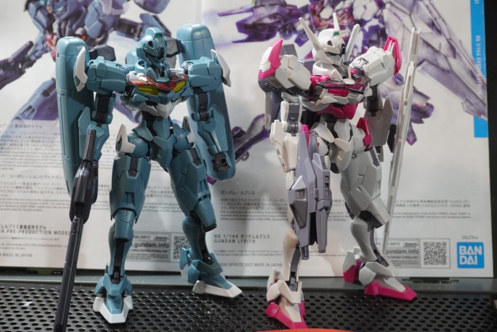 ルブリスからもすこーしパーツもらっていますバックパック周りはルブリスのものを基本に付けてます