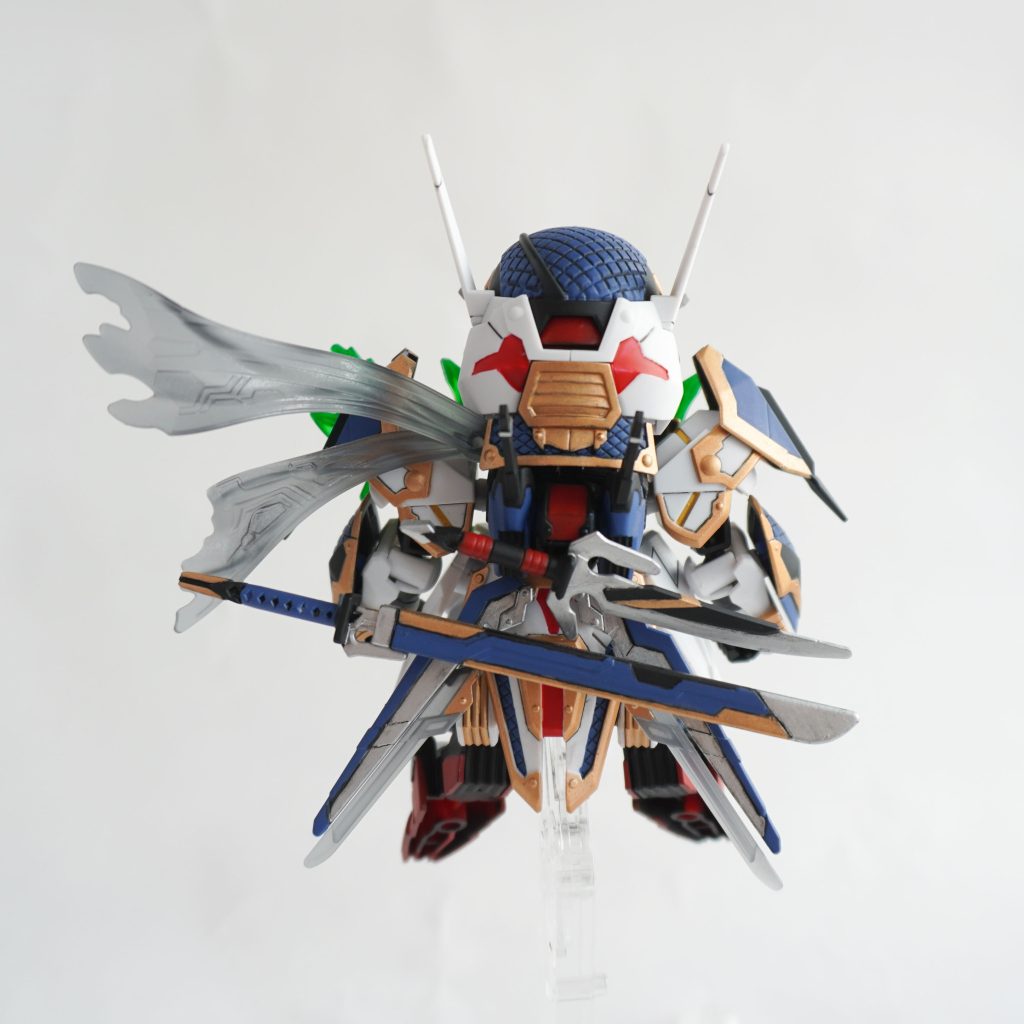 背面はこんな感じ。マフラーまでつや消しにしたら、なんか曇っちゃいました。