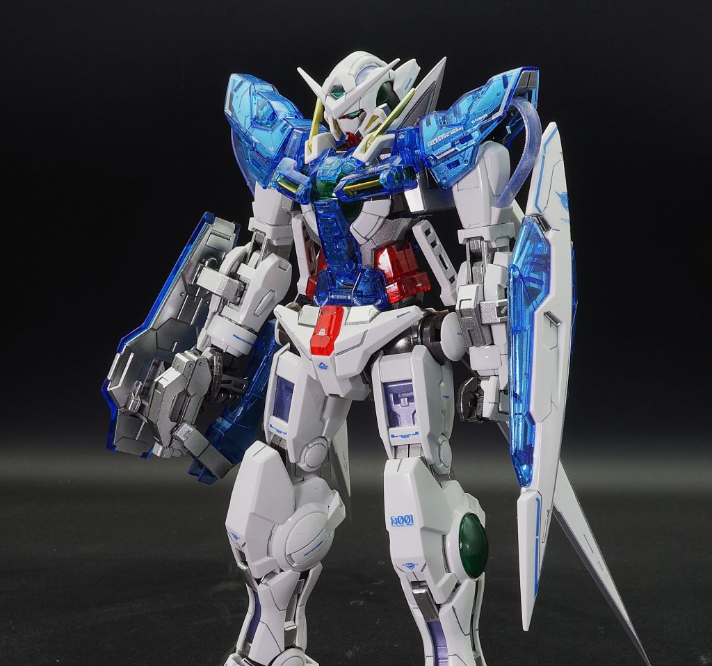 MGガンダムエクシアソリッドクリア内部塗装
