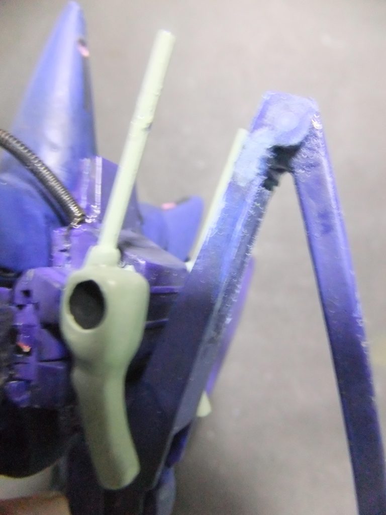 種着とウェーブの硬化スプレーで現状復帰をめざします。