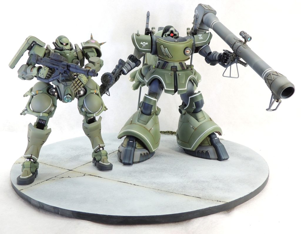 ■デミトリーのパーソナルマークについて　ガンダム・ピクシーのマーク２枚を切り貼りして表現しました。