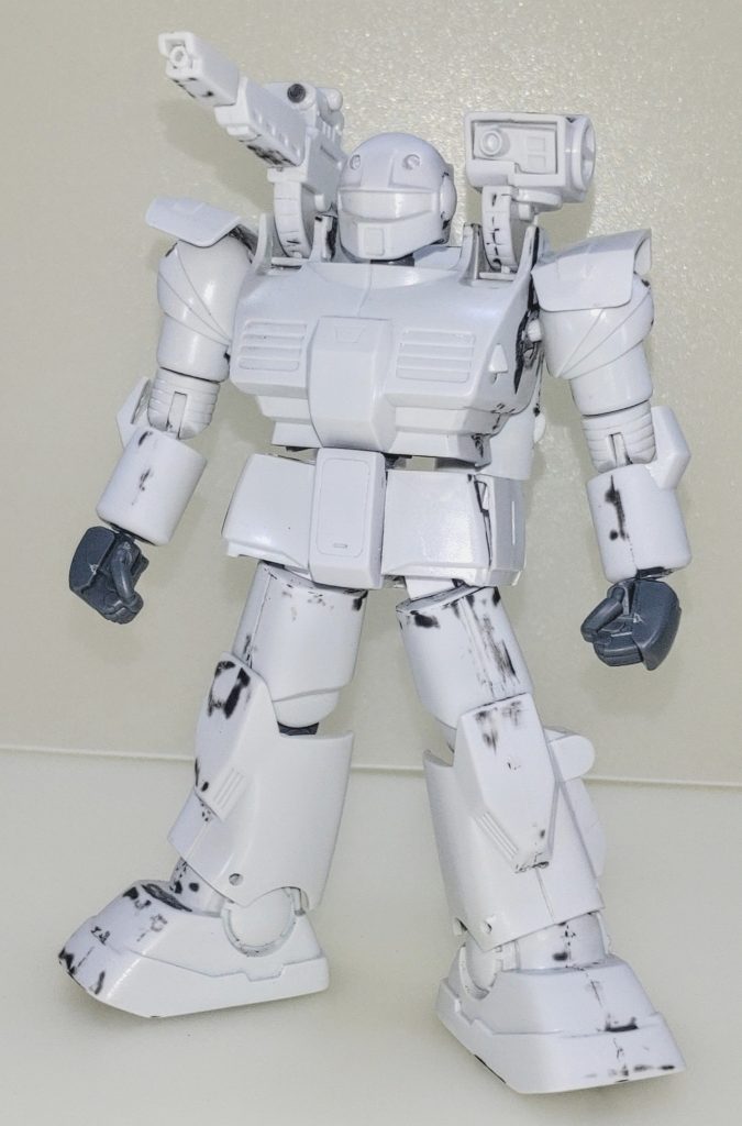 製作途中。今回は製作途中の写真も載せます。見て頂ければわかると思いますが、基本的にキットのフォルムはいじっていません。