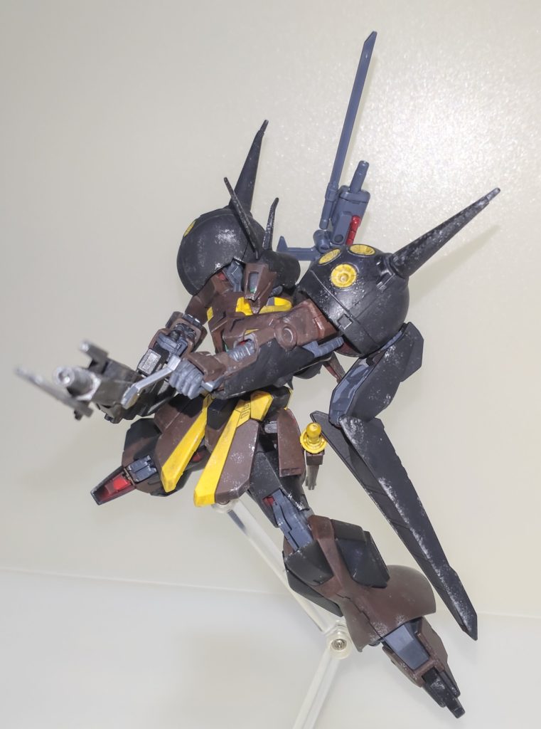 ロングライフルにフォアグリップも追加しているので安定した射撃ポーズを取らせられます。 