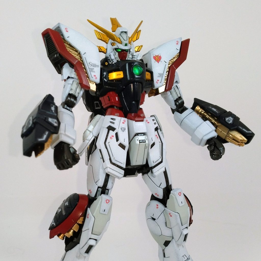 お*し様 全塗装完成品RG シャイニングガンダム RGシャイニングガンダム