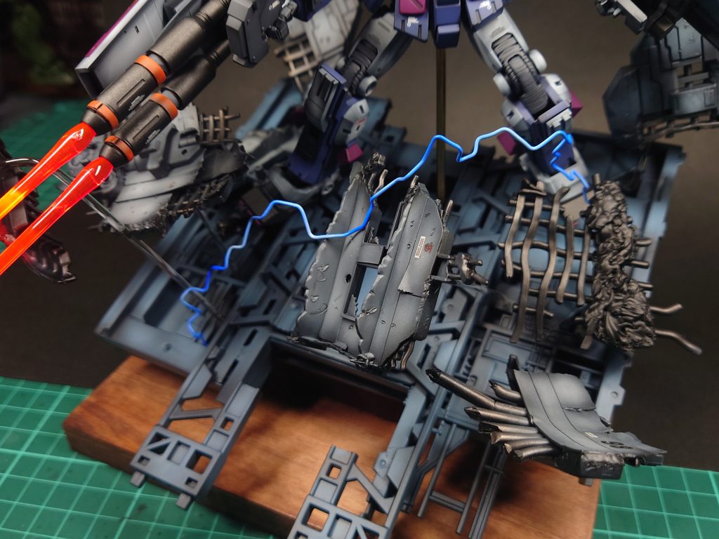 デブリは見た目が大事だったのでちょっとだけガンダムデカール貼っています(・∀・)