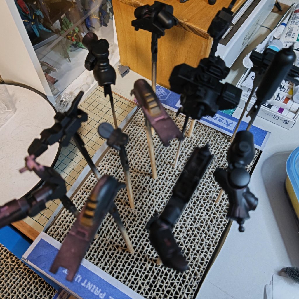 HGティエレンタオツー　水性筆塗り迷彩塗装–4枚目/制作者：tkt