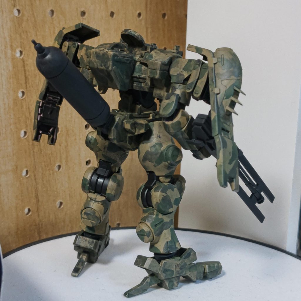 HGティエレンタオツー　水性筆塗り迷彩塗装–5枚目/制作者：tkt