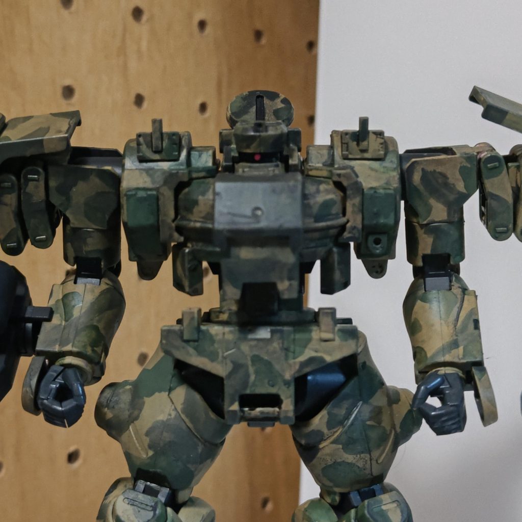 HGティエレンタオツー　水性筆塗り迷彩塗装–4枚目/制作者：tkt