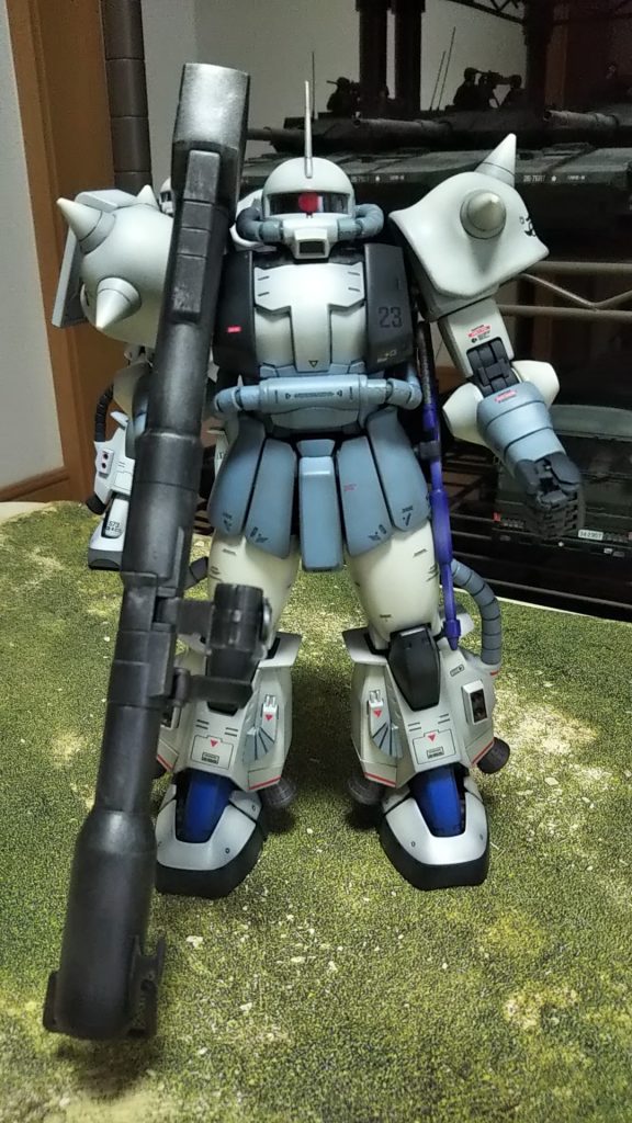 正面(印象としてMGver1.0の塗り分けに似ていますが💦)