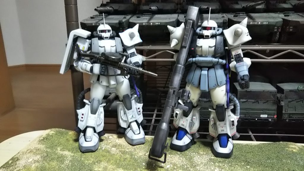 シン・マツナガ機合わせMSV版とMSV-R版の違い💦多分並ぶことのない機体💦
