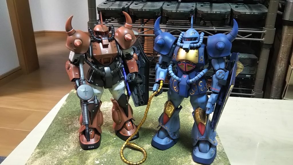 グフに乗る偉い人連れてきた💦