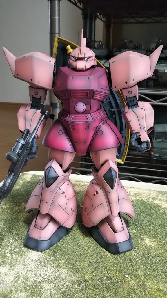 200X年代に制作しましたMGシャア専用ゲルググver2.0の再塗装版です