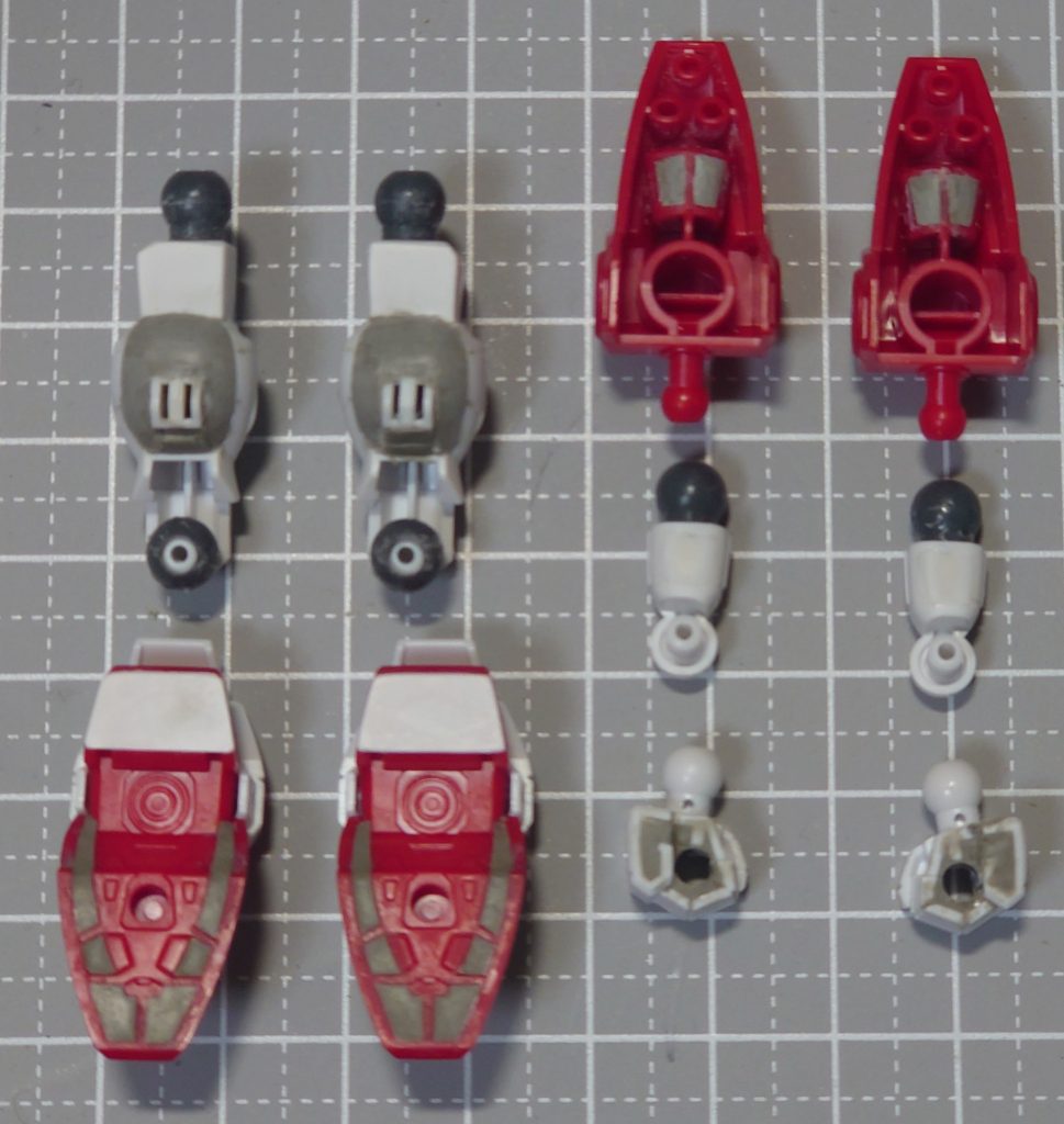 そしてこのシリーズの宿命である沢山の肉抜き埋め…。パテ、プラ板で塞いでいます。