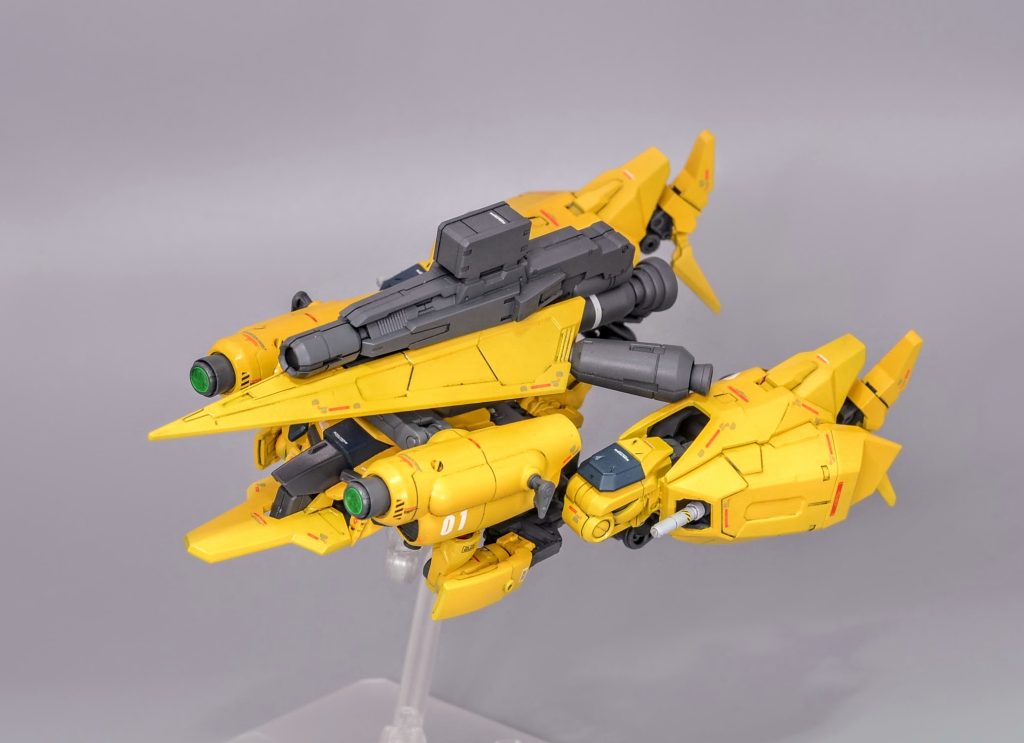 MA形態は差し替えパーツを用意しました