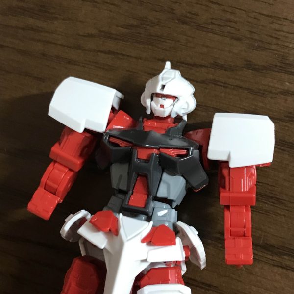 お久しぶりです。ぼんじんです。今回はhgアストレイをベースに、量産型モデルのジ、ジム.......ジムを作ります😅設定としては、ジャンク屋組合で半中古個体として販売されていたレイスタの後継機としてロウ•ギュール、ジャンク屋組合、オーブが協力し作られた。レイスタの欠点の一つであった、M1アストレイの中古個体のパーツを多く流用しているため、個体差が激しいとされていた。ロウのアストレイをM1アストレイやレイスタの美品パーツの使用し、一部再設計されたパーツを使用して作られた。生産拠点のオーブに機体と戦闘、実用データ提供することで多少、安価に製造できたと。と、妄想設定はここまでにしておきます！いったん!  （3枚目）